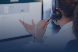 VA+ voice-based appointment and support bot icon